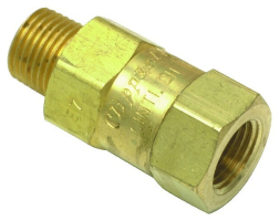 DIRTY AIR Brass Check valve - 1/8"NPT Male IN / Female OUT